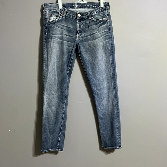 7 for all mankind Josefina skinny boyfriend size 29 waist - Picture 1 of 8